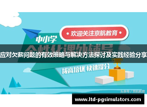 应对欠薪问题的有效策略与解决方法探讨及实践经验分享